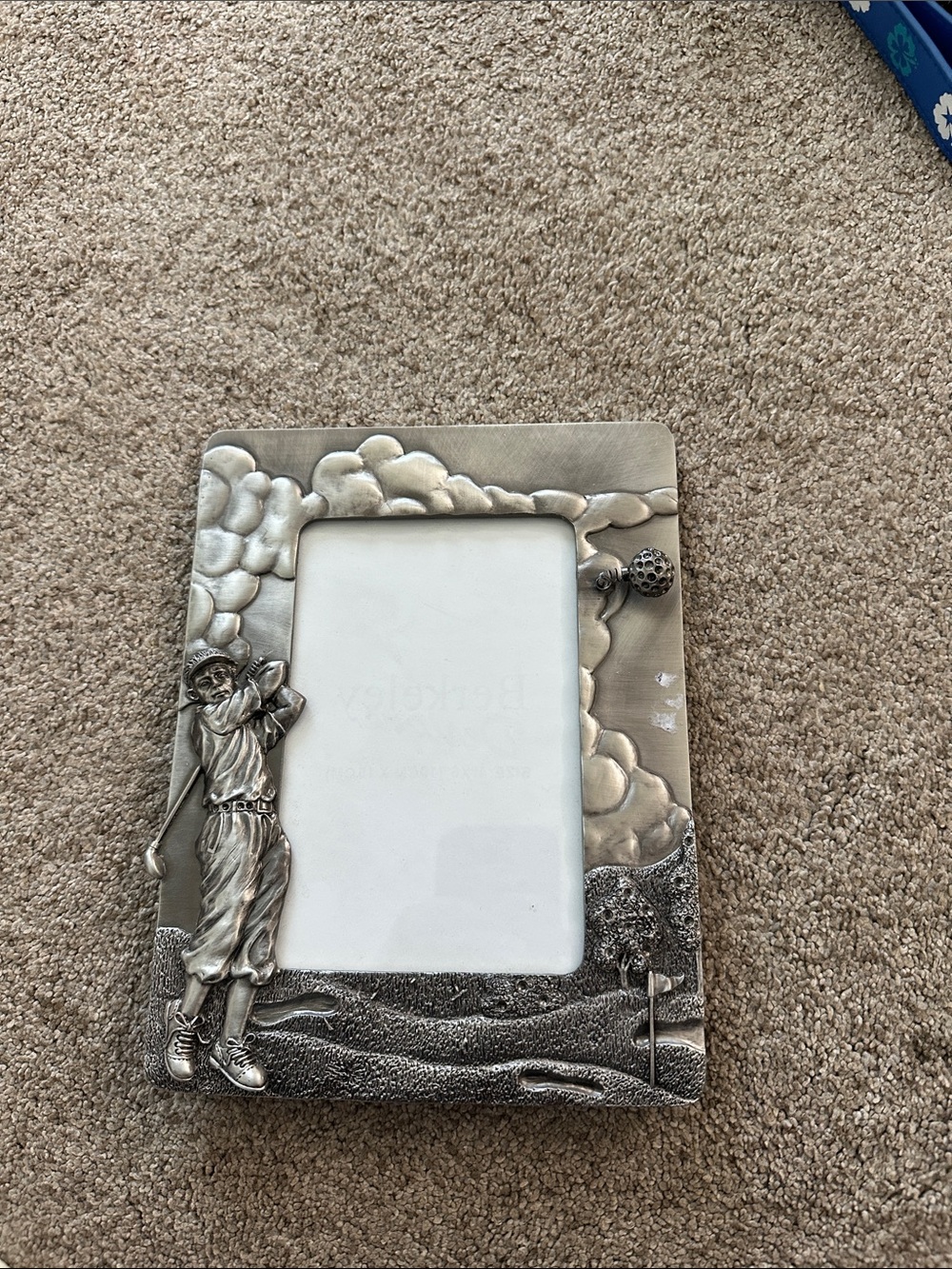 Golf-Themed Silver Photo Frame by Home Accents Picture Frames 4x6